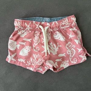 Little Planet by Carter’s 3 month Baby Seashell Print Recycled Swim Trunks